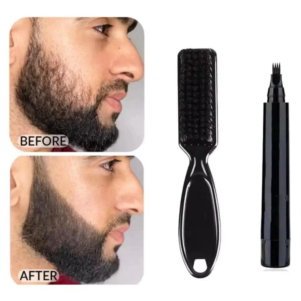 Miniatura 3 de Lapiz De Relleno Para Barba + Cepillo